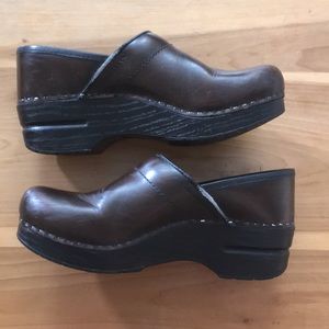 Dansko Leather Clogs